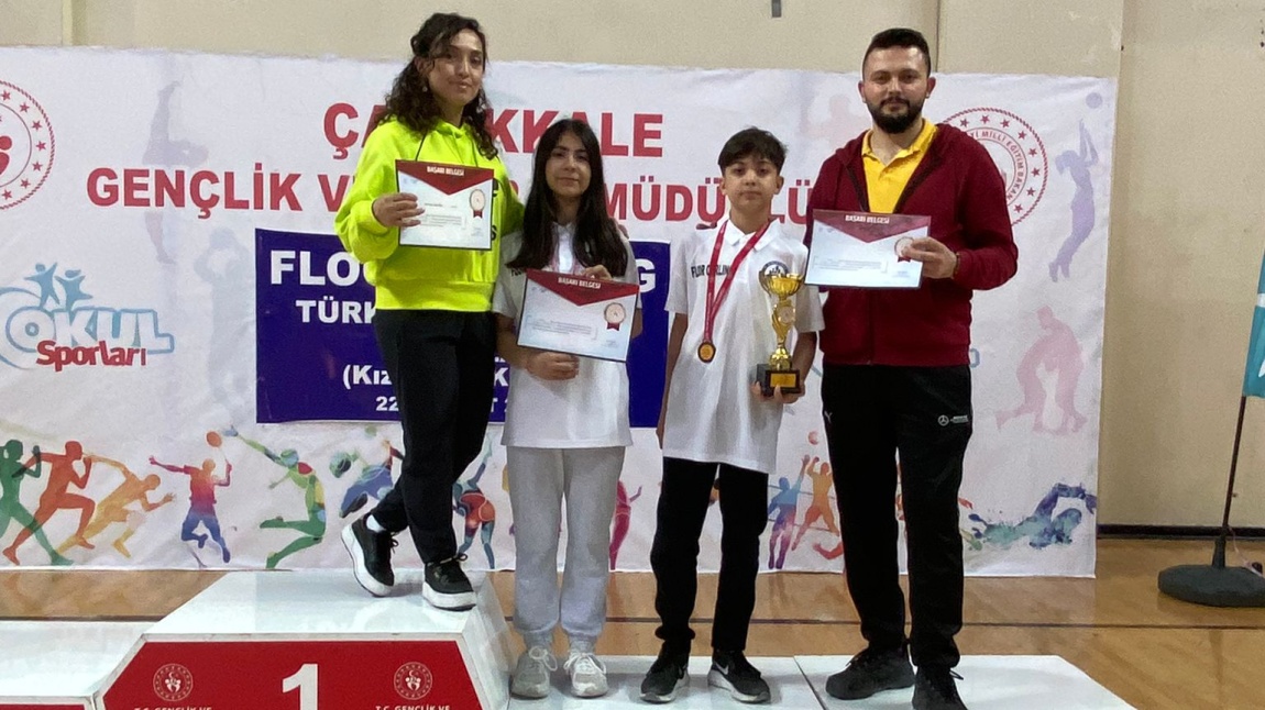 Okul Sporları Floor Curling Yıldız Kız Erkek Karma Takımı Ceylin Koçak ve Yağız Dağ Türkiye 4.’sü